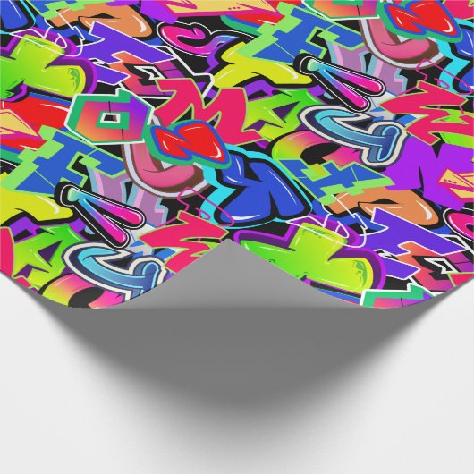 Papier Cadeau Graffiti (Coin)