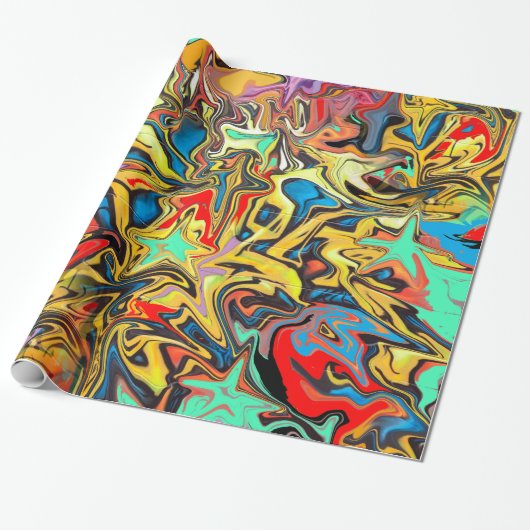 Papier Cadeau Graffiti (Déroulé)