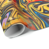 Papier Cadeau Graffiti (Coin rond)