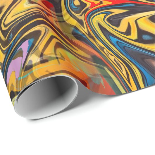 Papier Cadeau Graffiti (Coin rond)