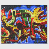 Papier Cadeau Graffiti 17 wpcna (Plat)