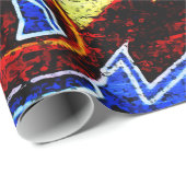 Papier Cadeau Graffiti 17 wpcna (Coin rond)
