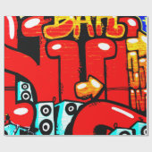Papier Cadeau Graffiti 19 wpcna (Plat)