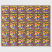 Papier Cadeau Graffiti arc-en-ciel Regardez 47ÈME ANNIVERSAIRE ! (Plat)