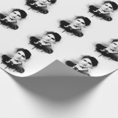 Papier Cadeau Graffiti Art de Justin Trudeau (Coin)