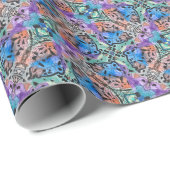 Papier Cadeau Graffiti Art urbain inspiré (Coin rond)