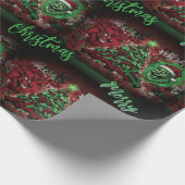 Papier Cadeau Graffiti Christmas Matte Wrapping Paper (Coin)