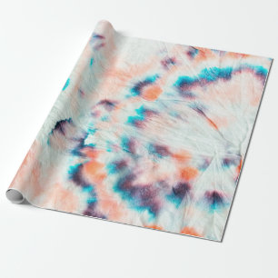 Papier Cadeau Graffiti d'Art sale d'automne. Tie Dye Shibori. Bo