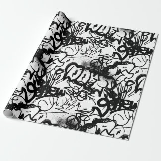Papier Cadeau Graffiti d'art urbain papier Motif d'enveloppement