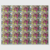 Papier Cadeau Graffiti de Monster de graisse rose (Plat)