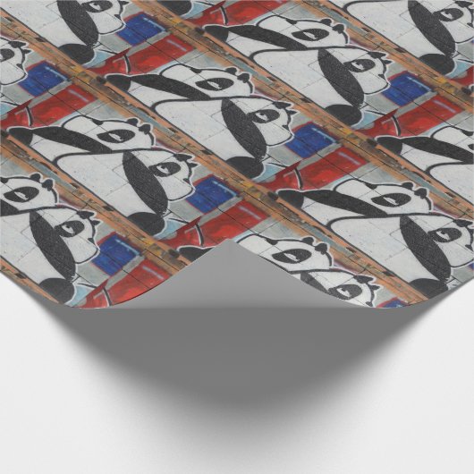 Papier Cadeau Graffiti Géant Doux Pandas (Coin)