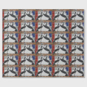 Papier Cadeau Graffiti Géant Doux Pandas (Plat)