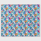 Papier Cadeau Graffiti Grunge (Plat)