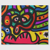 Papier Cadeau Graffiti mercredi (Plat)