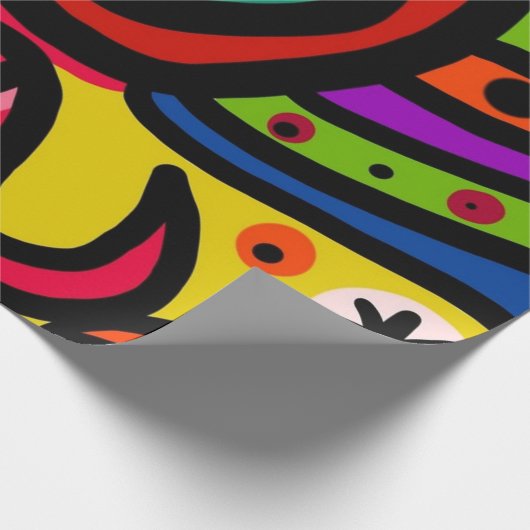 Papier Cadeau Graffiti mercredi (Coin)