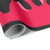 Papier Cadeau Graffiti mercredi (Coin rond)