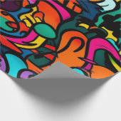 Papier Cadeau Graffiti moderne (Coin)