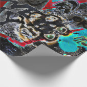 Papier Cadeau Graffiti Moderne Grunge Urban Street Art (Coin)