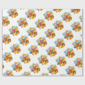 Papier Cadeau Graffiti skboard enfant fête d'anniversaire (Plat)