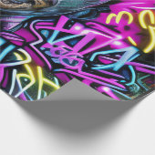 Papier Cadeau Graffiti Street Art : Agir et résister (Coin)