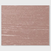 Papier Cadeau Grain de bois Brown Rosy (Plat)
