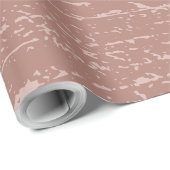Papier Cadeau Grain de bois Brown Rosy (Coin rond)