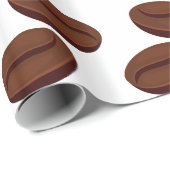 Papier Cadeau Grain de café (Coin rond)