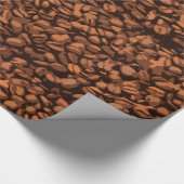Papier Cadeau Grain de café moderne (Coin)