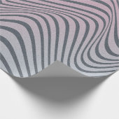 Papier Cadeau Grainy psychedelic background. Zebra stripe patter (Coin)