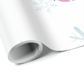 Papier Cadeau Grand Danois d'hiver (Coin rond)