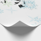 Papier Cadeau Grand Danois d'hiver (Coin)