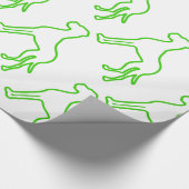 Papier Cadeau Grand Danois vert (Coin)