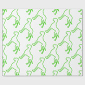 Papier Cadeau Grand Danois vert (Plat)