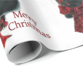 Papier Cadeau Grand Danse Joyeux Noël (Coin rond)