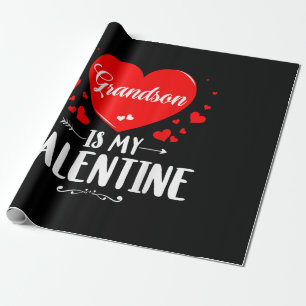 Papier Cadeau Grand-Fils Est Ma Famille Valentine Qui Correspond