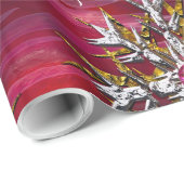 Papier Cadeau Grand Flocon de neige sur Paris 2 Spécialisé  (Coin rond)