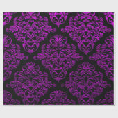 Papier Cadeau Grand Gothique II Damask Elegant Holiday (Plat)