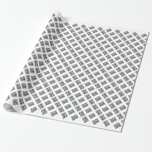 Papier Cadeau Grand-mère cool (Déroulé)