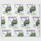 Papier Cadeau Grand-mère de couture (Plat)