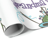 Papier Cadeau Grand-mère de couture (Coin rond)