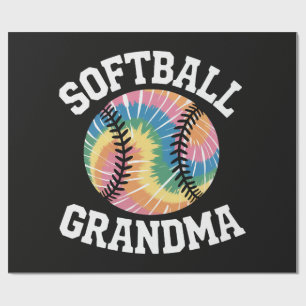 Papier Cadeau Grand-mère de softball