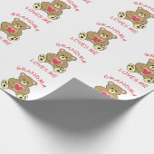 Papier Cadeau Grand-mère m'aime (Coin)