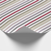 Papier Cadeau Grand motif horizontal beige et rouge Girly de (Coin)