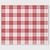 Papier Cadeau Grand Motif noir rouge et blanc (Plat)