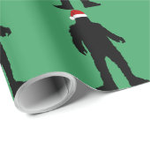 PAPIER CADEAU GRAND NOËL DE SASQUATCH  (Coin rond)