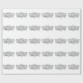 Papier Cadeau Grand Oboiste pourtant (Plat)