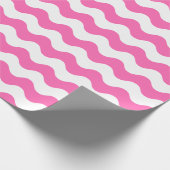 Papier Cadeau Grand papier d'emballage rose et de blanc de (Coin)