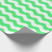 Papier Cadeau Grand papier d'emballage vert clair et de blanc de (Coin)