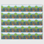 Papier Cadeau Grand pied (Plat)