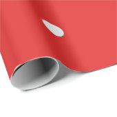 Papier Cadeau Grand pois rouge/blanc (Coin rond)